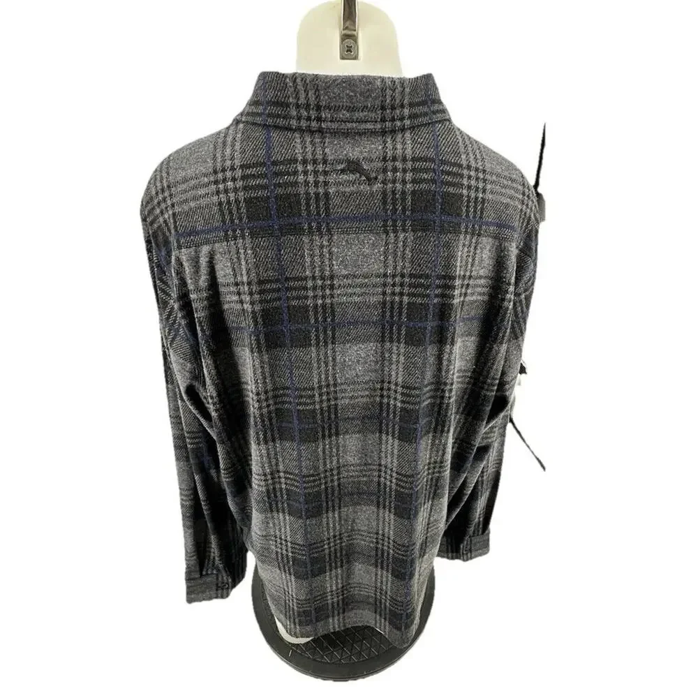 Tommy Bahama XXL Men Button Up Shirt Long Sleeve Plaided Casual N23v